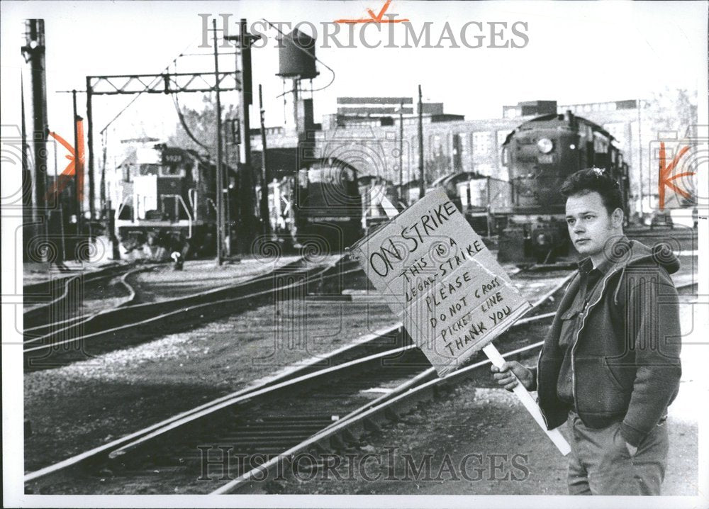 1971 Rail Strike at Grand Trunk Western-Historic Images