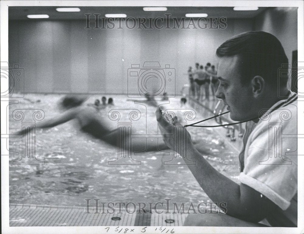 1966, Howard Scarborough Swimming Coach - RRV89287 - Historic Images