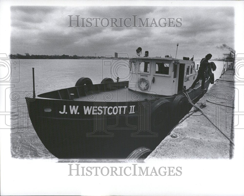 1979 Press Photo Detroit Marina  -- J.W. Westcott - Historic Images