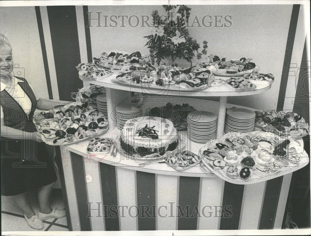 1969, Table Full Of Picture Perfect Pastries - RRV89539 - Historic Images