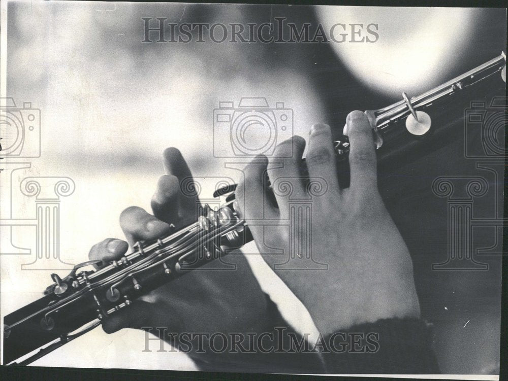 1968, Hands Clarinet James Robinson Day - RRV89883 - Historic Images