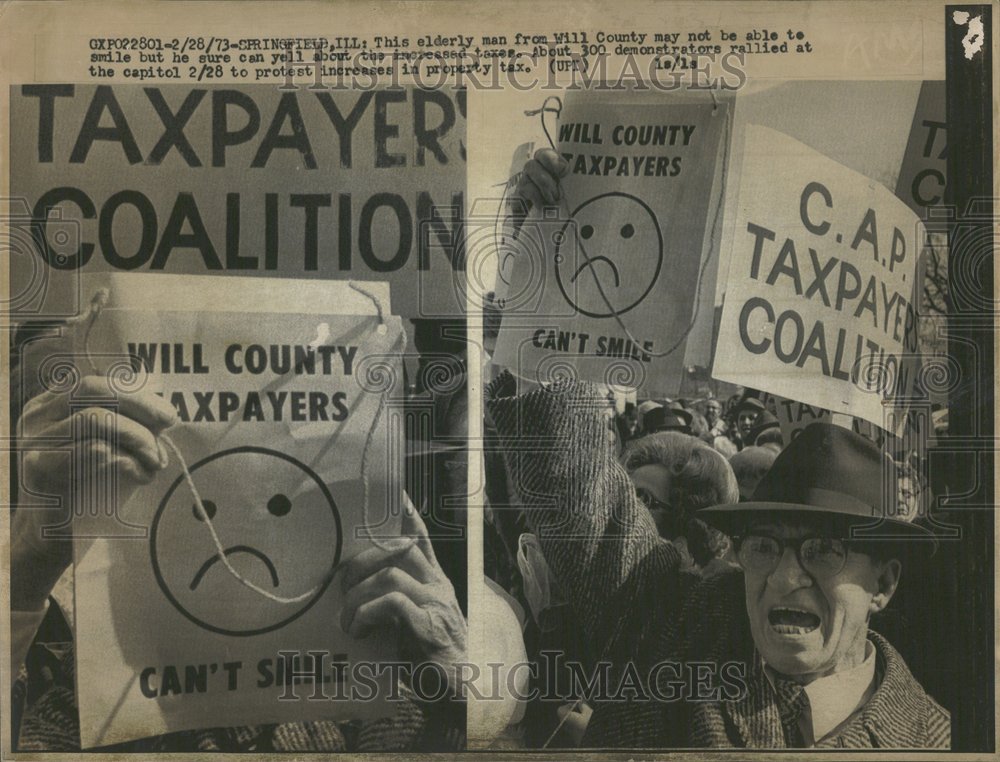 1973, County man demonstrators capitol - RRV89925 - Historic Images