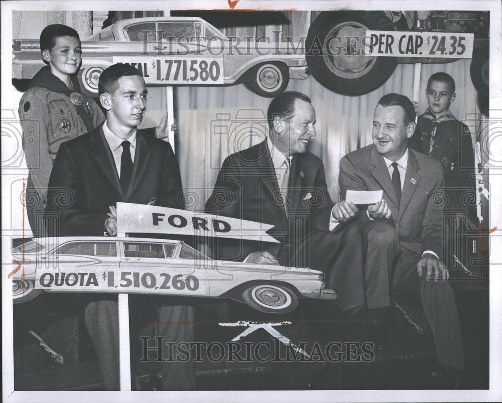 1958 BEnson Bruce Mike  Campbell Ray-Historic Images