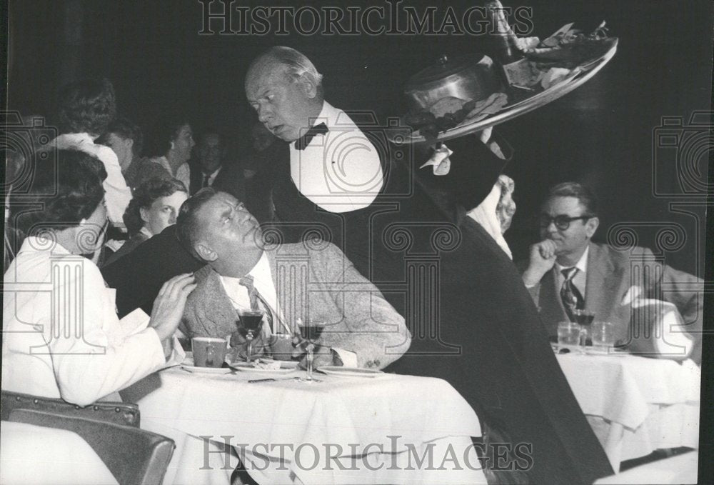 1951, Waiter Obstacle Course Frank Tip Angle - RRV90279 - Historic Images