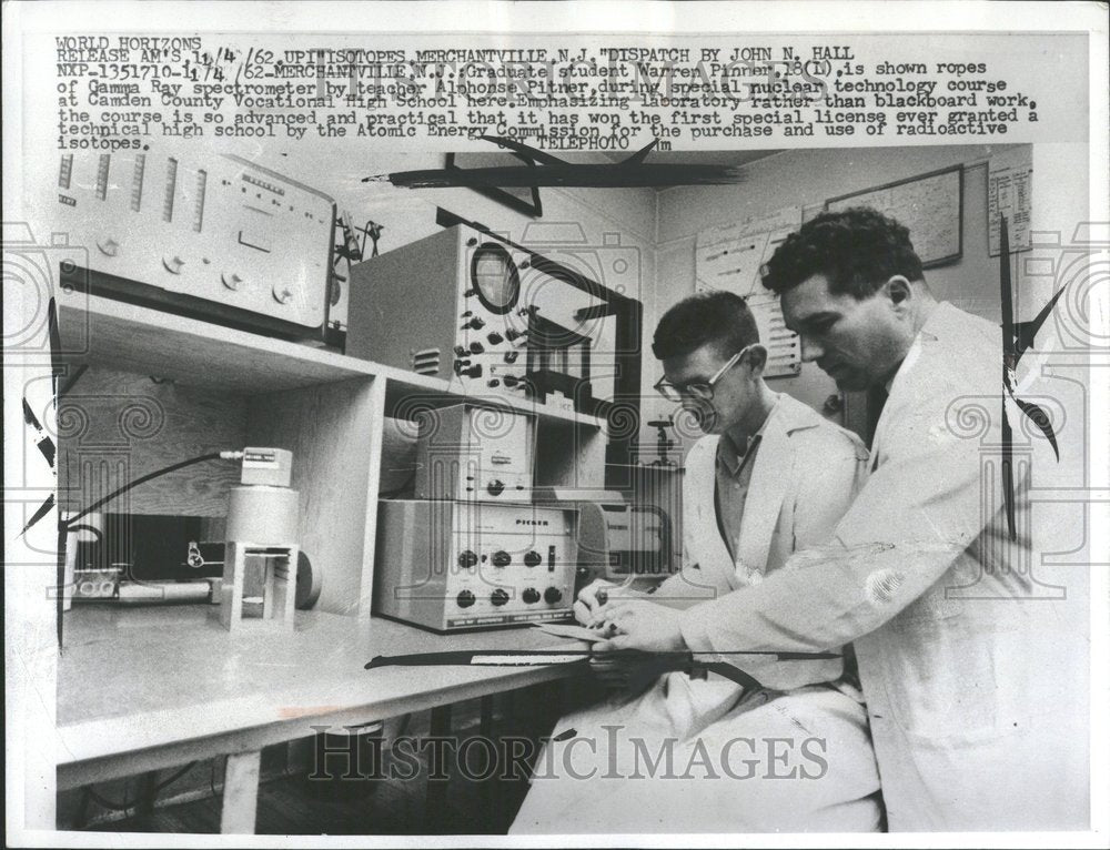 1962 Gradute student Warren Pinner Gamma-Historic Images