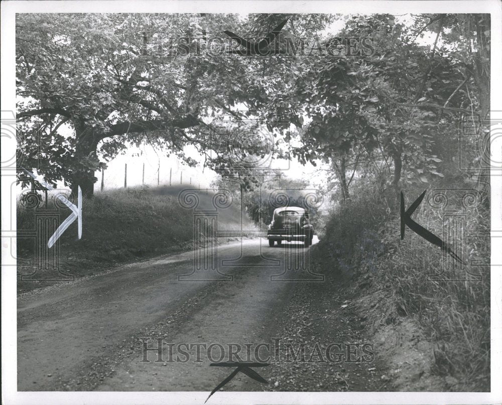 1950, Opdyke Road Bloomfield Hills Michigan - RRV90647 - Historic Images