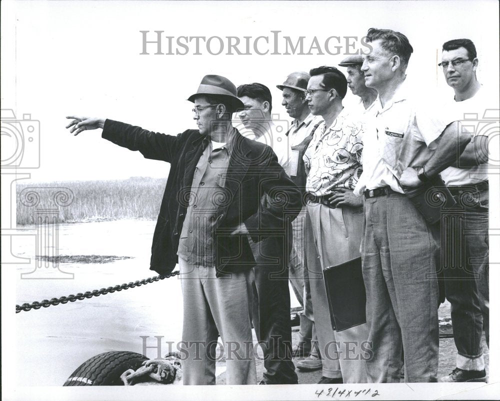 1960 Press Photo Chief Burton Jacob Walpole Island Band - Historic Images