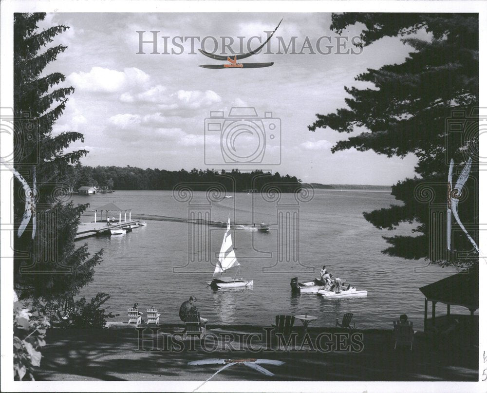 1967 Lake Roseau Minette Ontario Bating - Historic Images