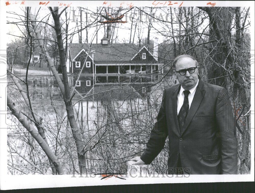 1973 Press Photo Dewitt Henry Grosse Jack Mother House - Historic Images