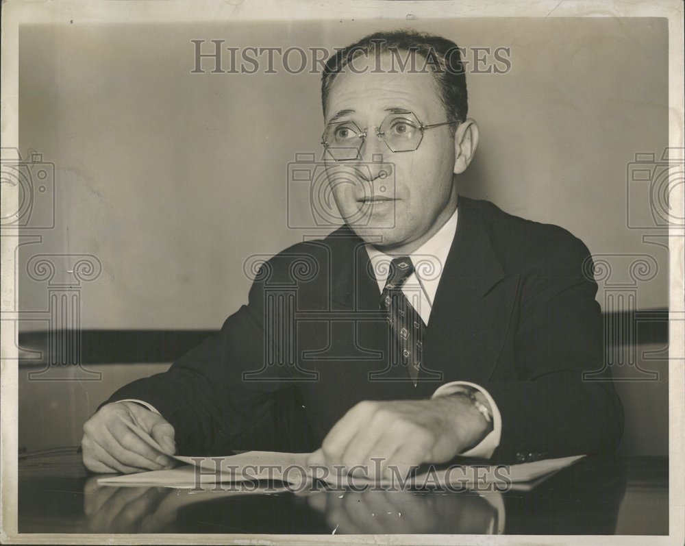 1941, Dr William Haber Professor Photograph - RRV91167 - Historic Images