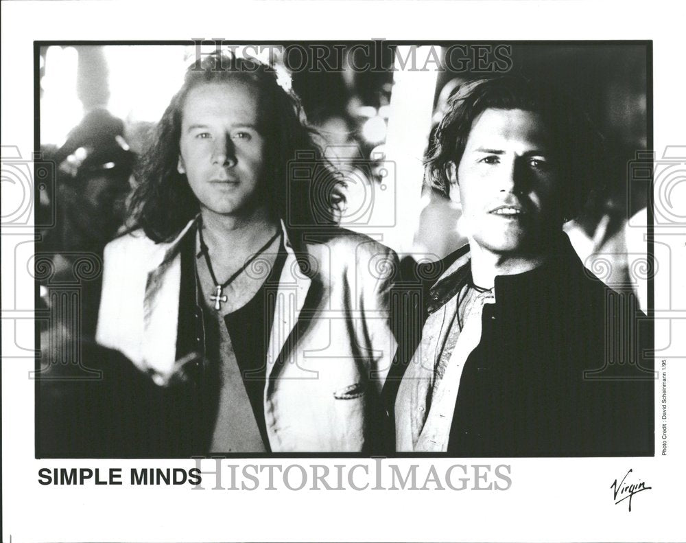 1995, Simple Minds Scottish rock band music - RRV91353 - Historic Images