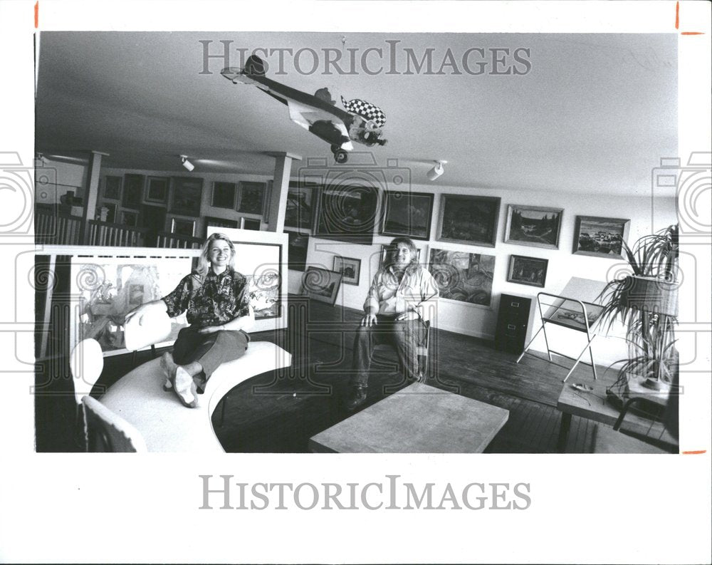 1993 Press Photo Hamtramck Michael Hall Pat Glosscock - RRV91407 - Historic Images