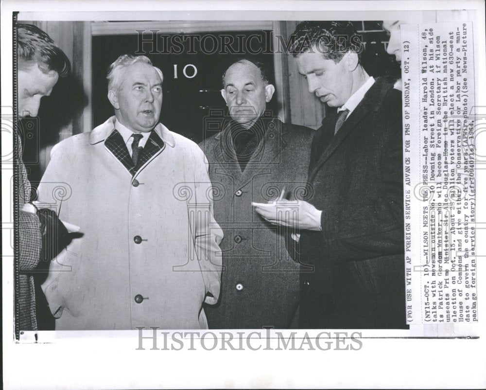 1964 Harold Wilson London Patrick Walker-Historic Images