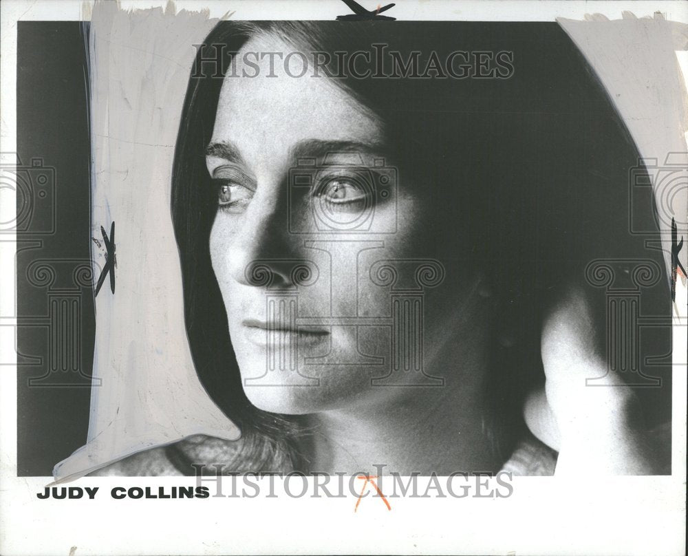 1969 Press Photo Judy Collins America Colorado Activism - Historic Images