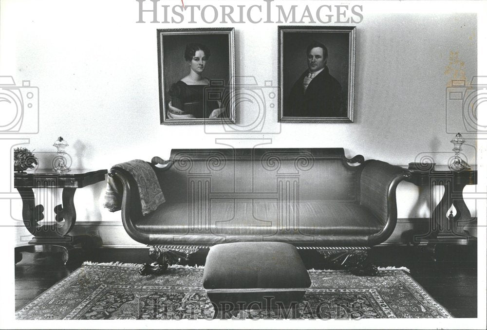 1982, Parlor Sofa Catherine Degarne Jones - RRV91581 - Historic Images