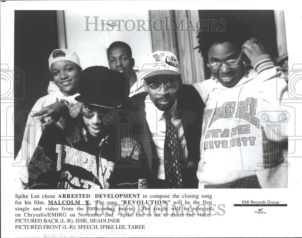 1993 Press Photo Spike Lee chose Arrested Malcolm movie - RRV91599 - Historic Images