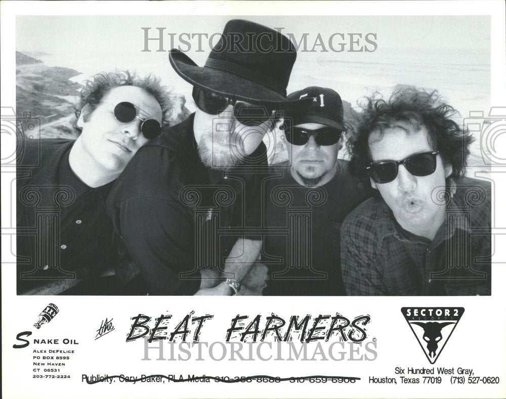 1994, Beat Farmers cowpunk band Dick Montana - RRV91633 - Historic Images