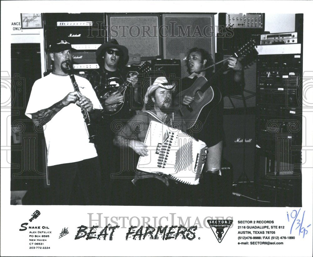 1995 Press Photo Beat Farmers cowpunk band entertainer - RRV91657 - Historic Images