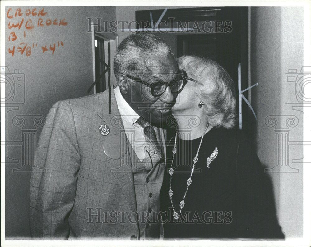 1980, George Corckett Harriett Wife Election - RRV91673 - Historic Images