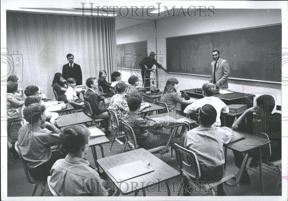 1968, Dyer Pix Principal Children Short Man - RRV91737 - Historic Images