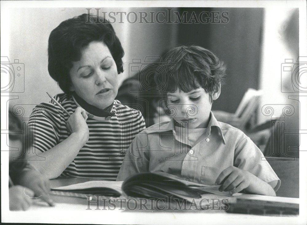 1972, Mary Me Bookey Gerald Reeves Classroom - RRV91739 - Historic Images