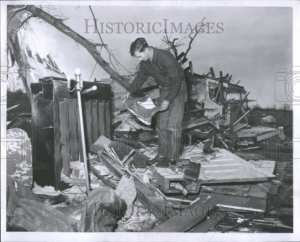 1956, Storm Michigan - RRV91769 - Historic Images