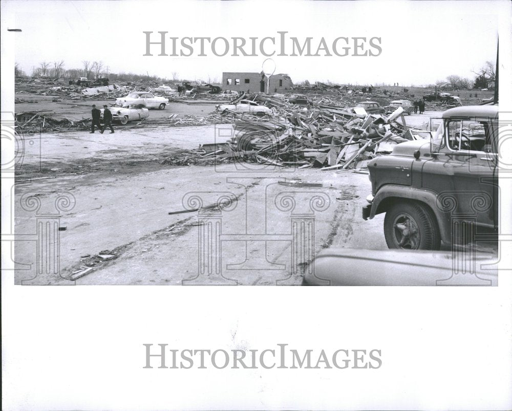 1956, Grand Rapid Storm Michigan Picture - RRV91781 - Historic Images