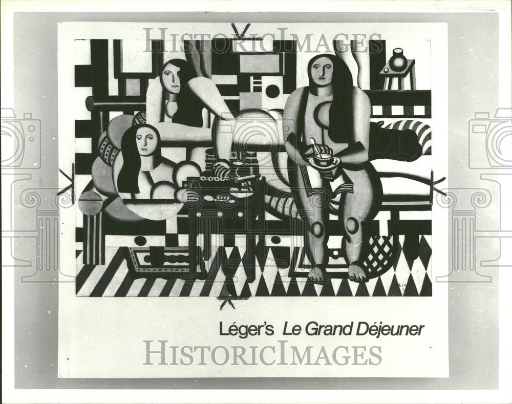 1980, Grand Dejeuner Fernand Leger painter - RRV91847 - Historic Images