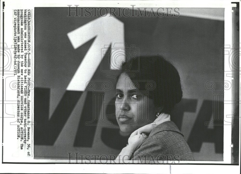 1971 Mrs Constance Newman Washington VISTA-Historic Images