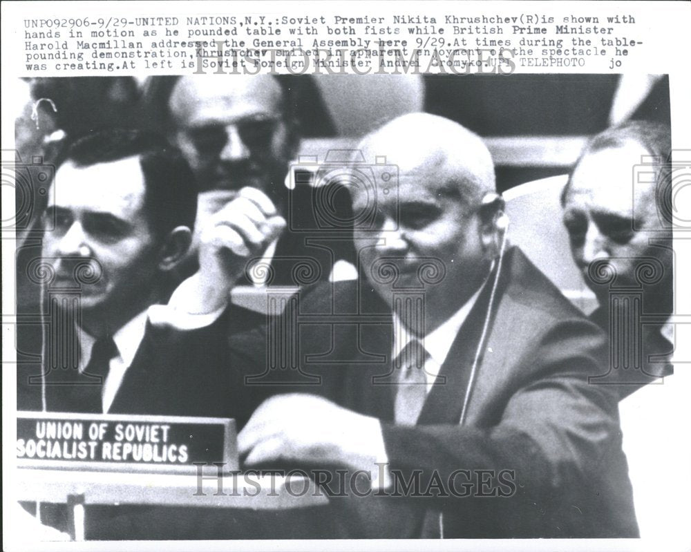 1960, Soviet Premier Nikita Khrushchev - RRV92053 - Historic Images