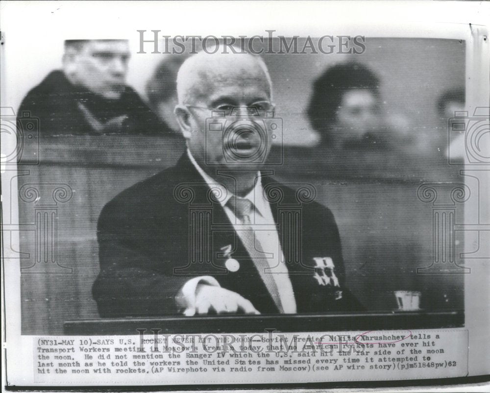 1962, Nikitaa Khrushchev Transport Worker - RRV92089 - Historic Images