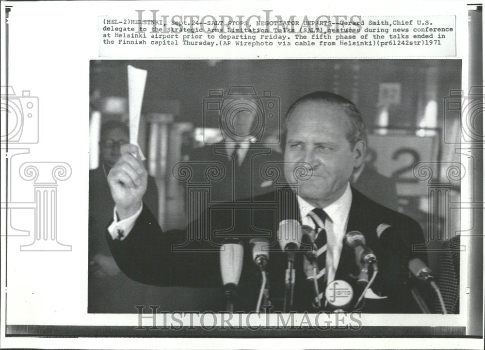 1971, Gerard Smith Delegate US - RRV92287 - Historic Images