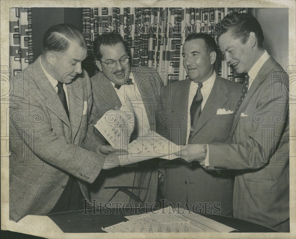 1954 Press Photo Orlon Owen Wolverine Raceway Richard - Historic Images