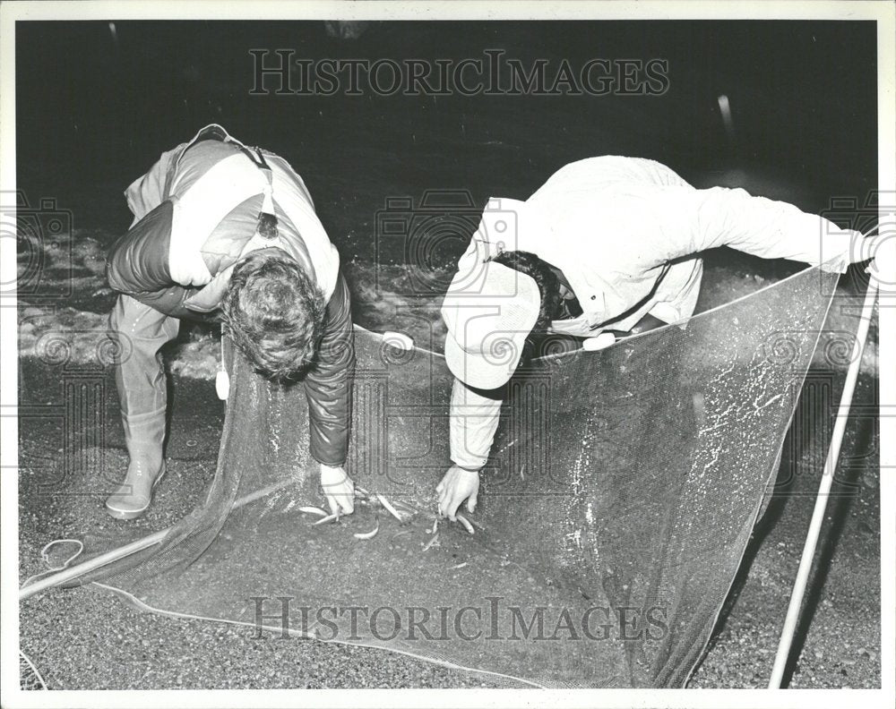 1981 Press Photo Michigan fishing Photograph Batten - Historic Images