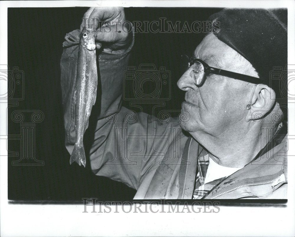 1979 Pecei Sitect Fishing Photograph Crone - Historic Images