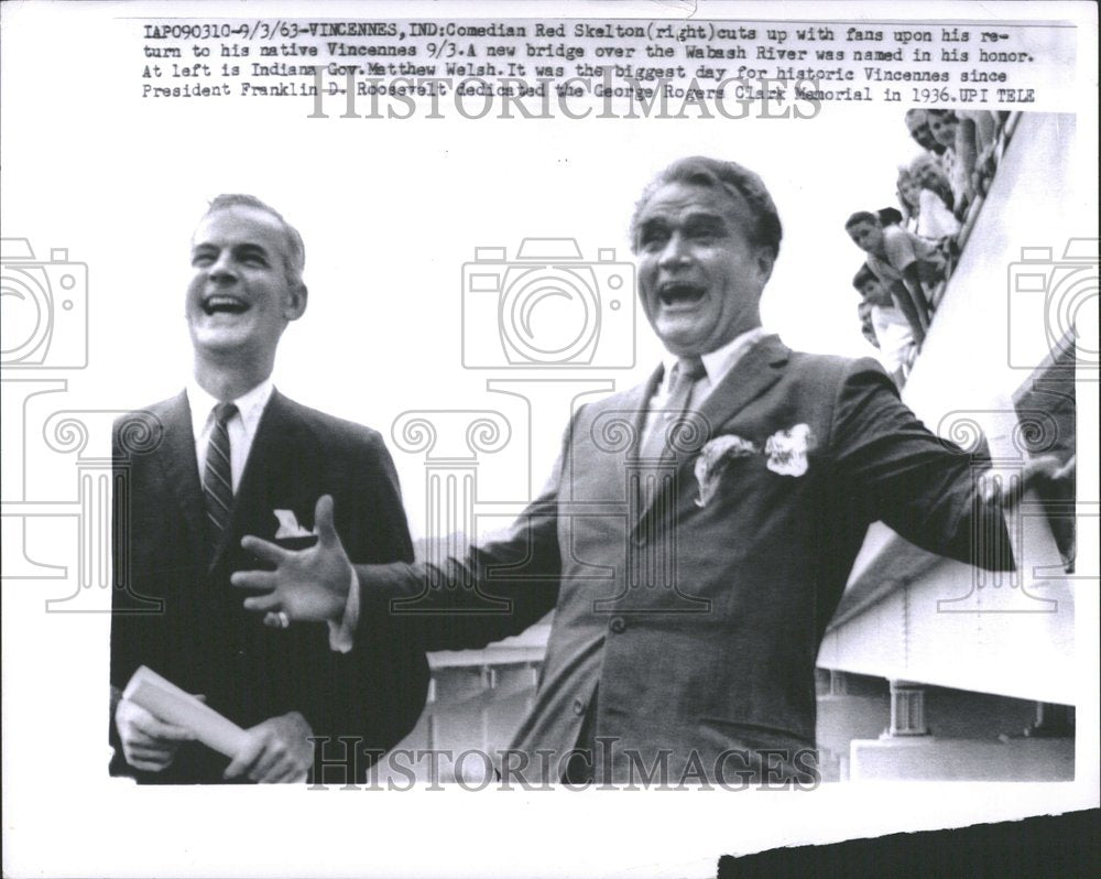 1963, Comedian Red Skeleton Viennese Roger - RRV92619 - Historic Images