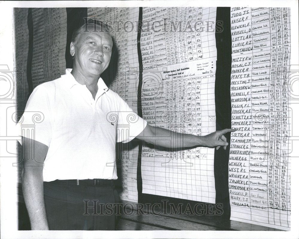 1971 Press Photo Detroit Golf Club Michigan Champ - Historic Images