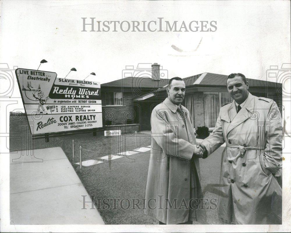 1956, Reddy Wired George Detroit Edison sale - RRV92701 - Historic Images