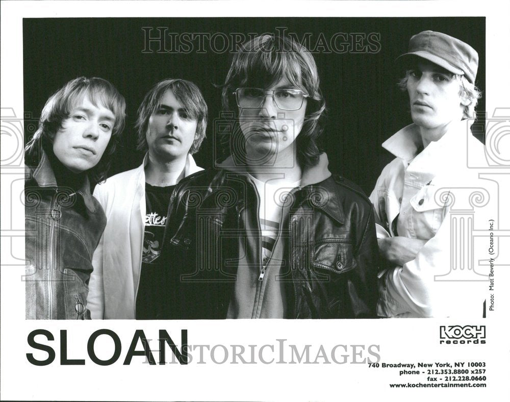 Press Photo Sloan Toronto-based alternative rock Band - Historic Images
