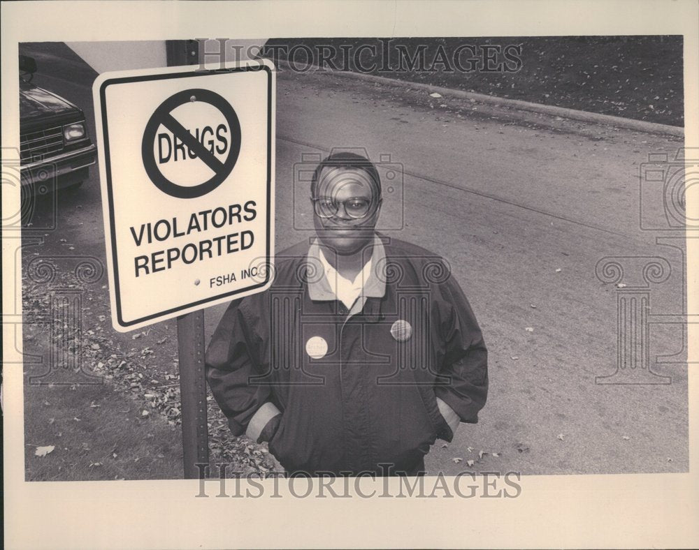 1993, Marvin Petty Anti Drug Devil Detroit - RRV92781 - Historic Images