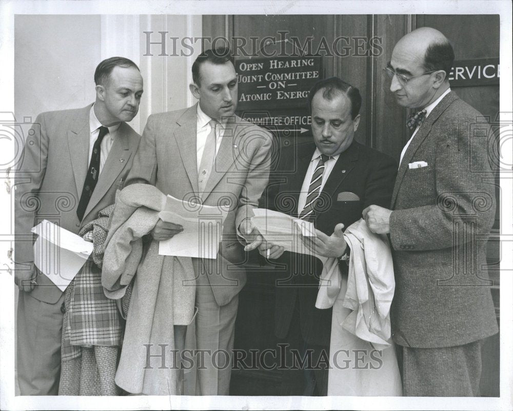 1957 labor leaders testify before Congress-Historic Images