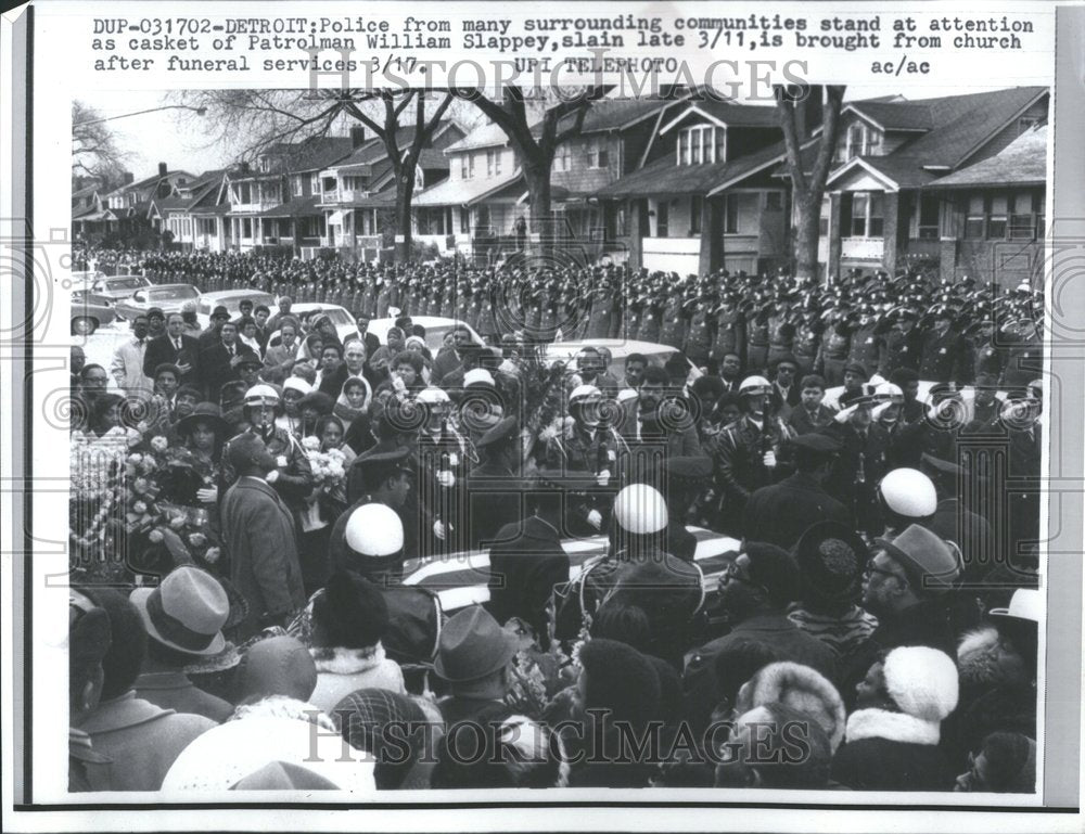 1970, Police Man Casket Patrrol Man William - RRV92875 - Historic Images