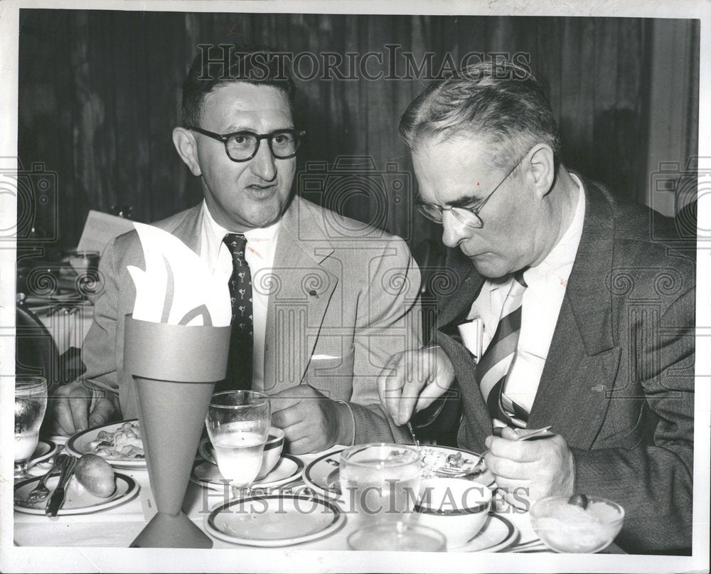 1954, Paul Silver Joseph Cheals Labor Lunch - RRV93015 - Historic Images