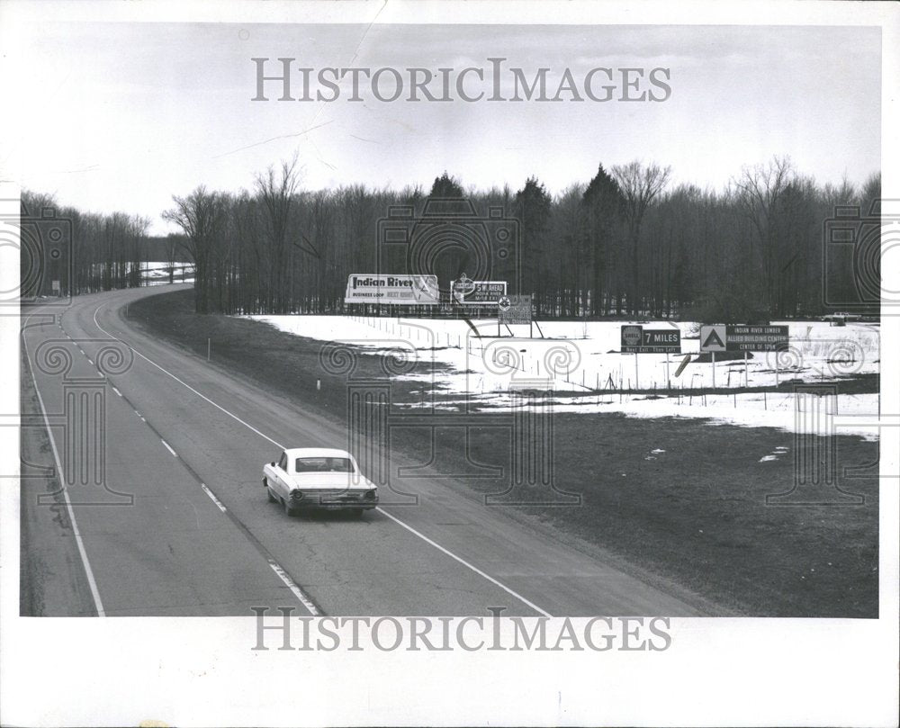 1971 North Bound Lane Miles Indian River - Historic Images