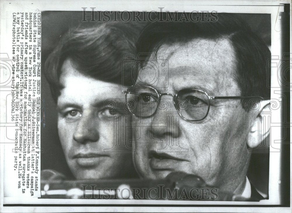1966, .Robert Kennedy Court Justice Samuel - RRV93117 - Historic Images