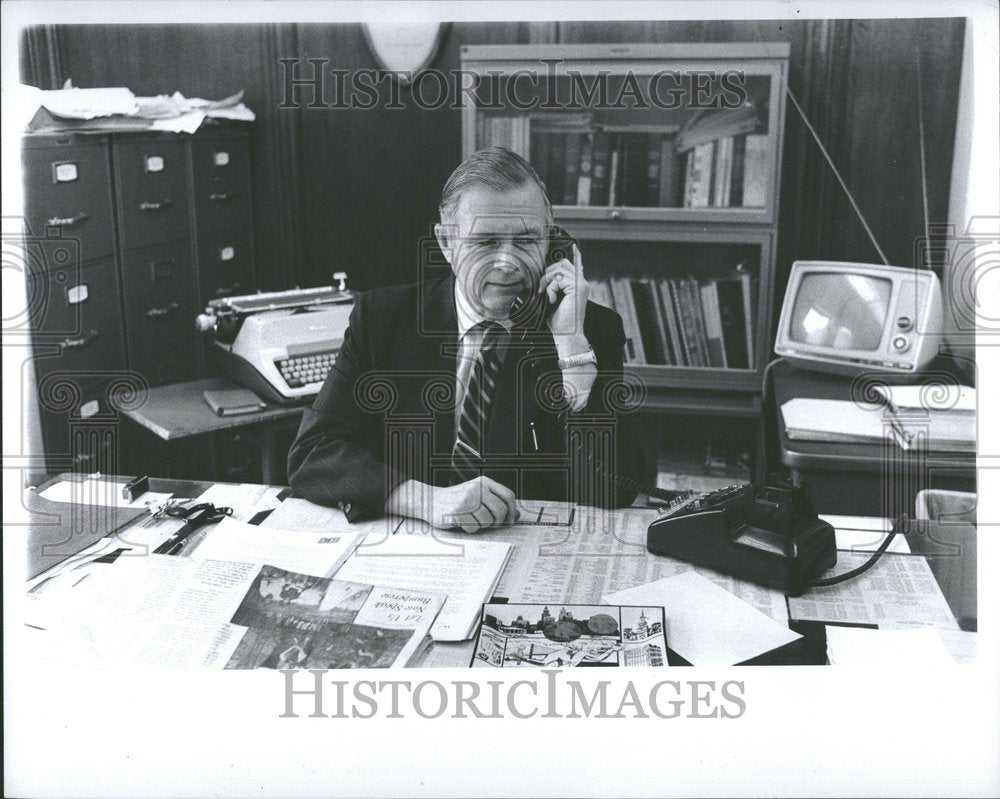 1974 Boyd Simmons Editor Phone Computer-Historic Images