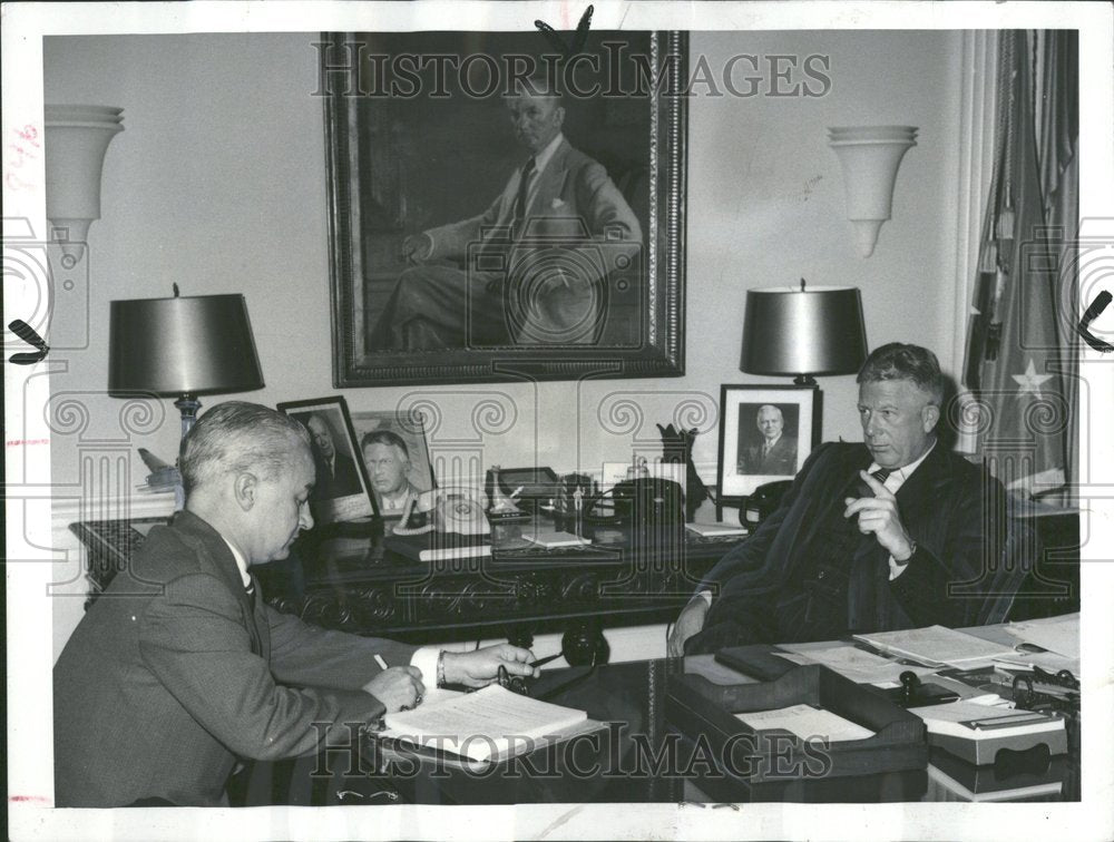 1958 Neil Hosler McElroy Defense Secretary-Historic Images