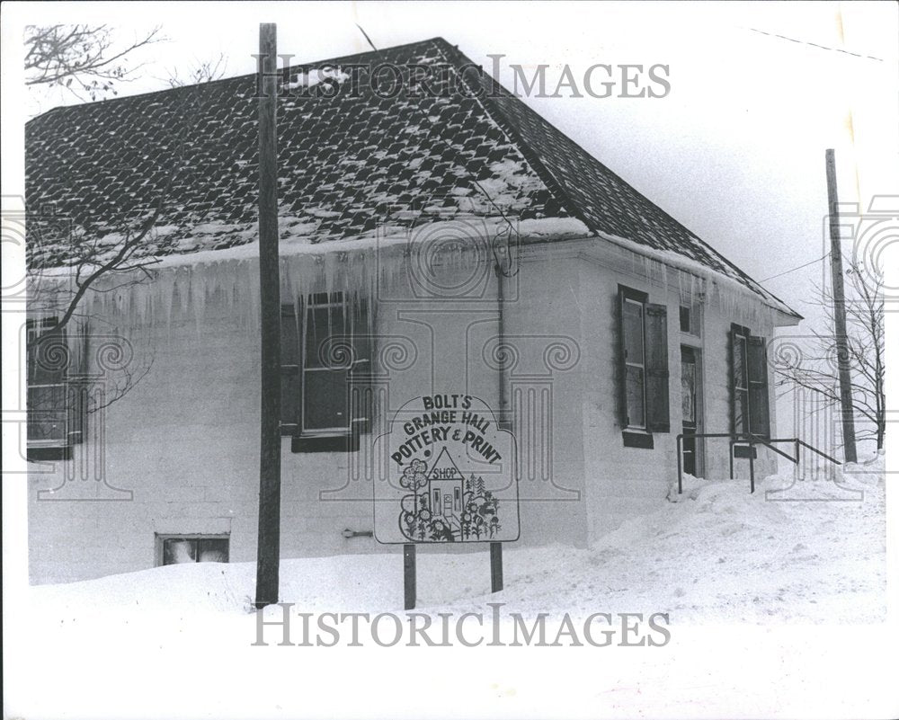 1977 Russell Bolt Grange Hall Pottery Print-Historic Images