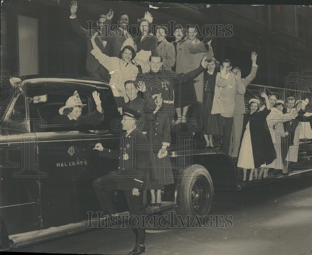 1952, Hook Ladder Official City Hall Civic - RRV93955 - Historic Images