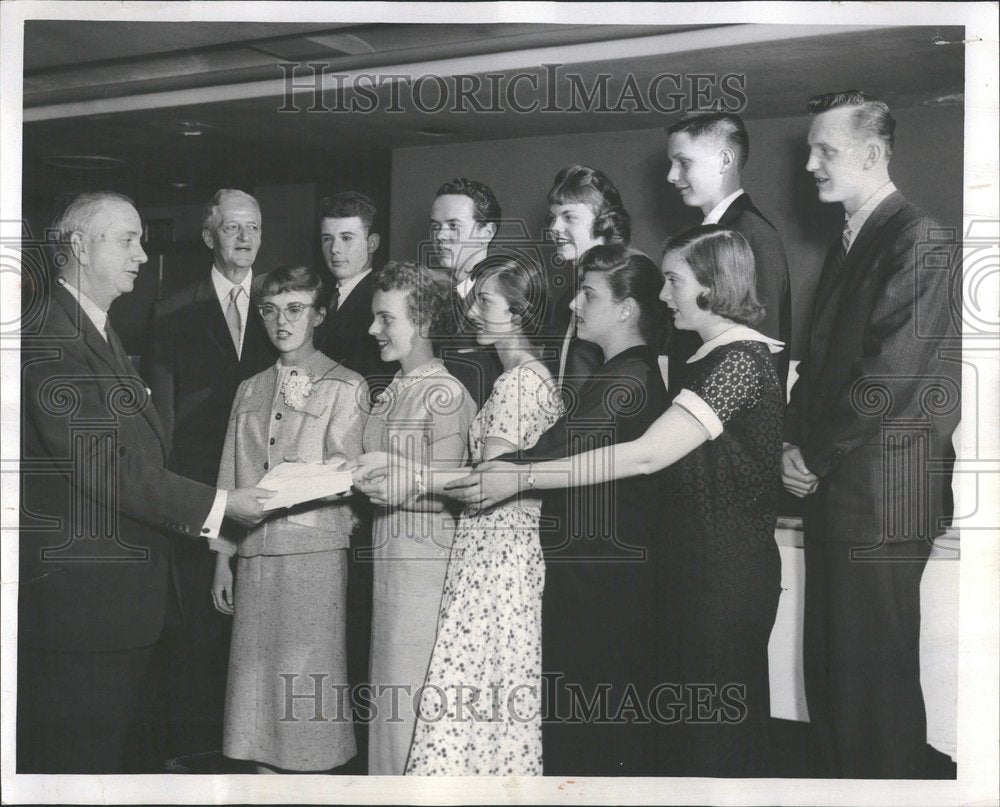 1958 Willis Benjamin Youth Week Scholarship  - Historic Images